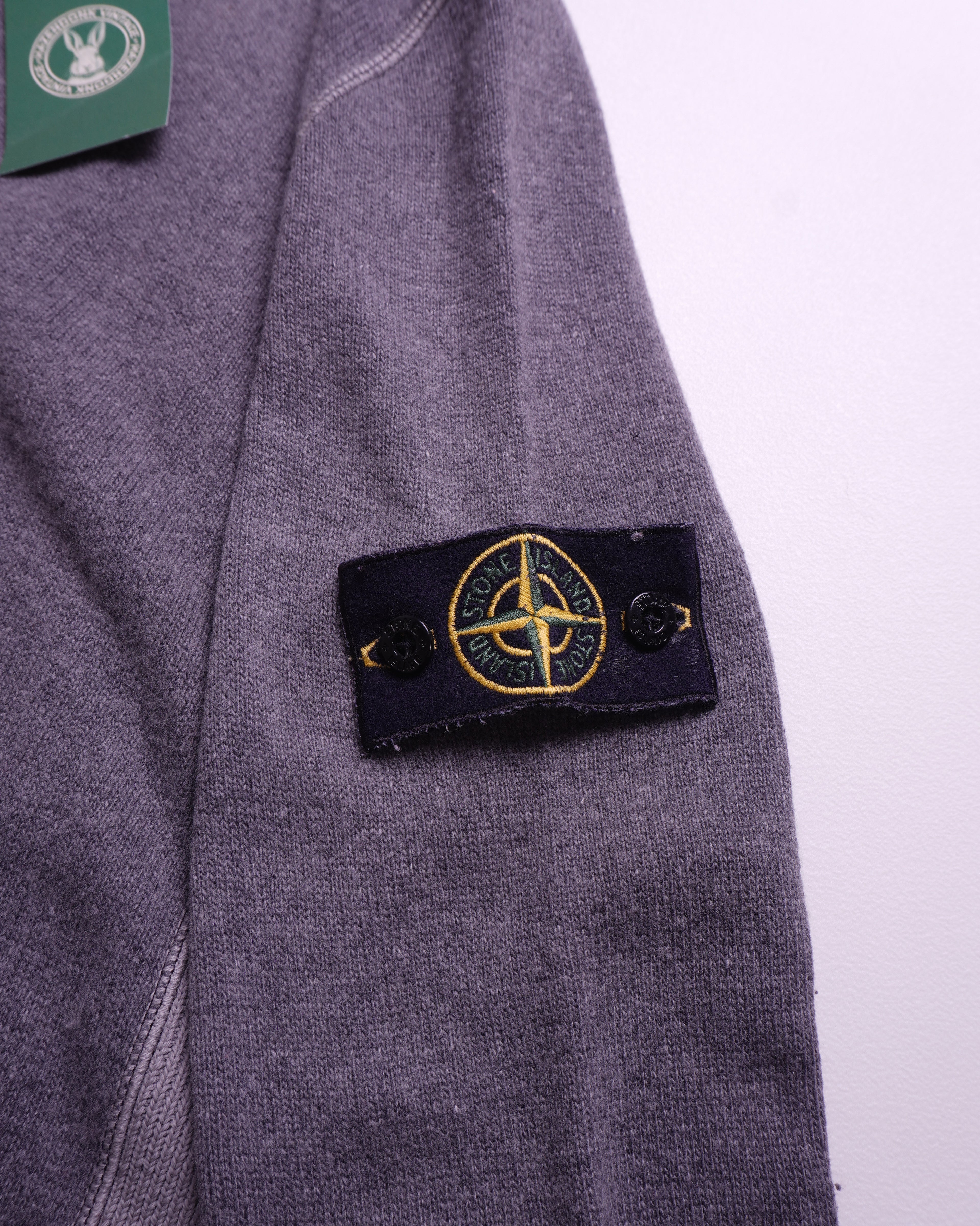 Stone Island Grey Wool Crewneck Sweater - S
