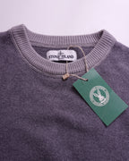 Stone Island Grey Wool Crewneck Sweater - S