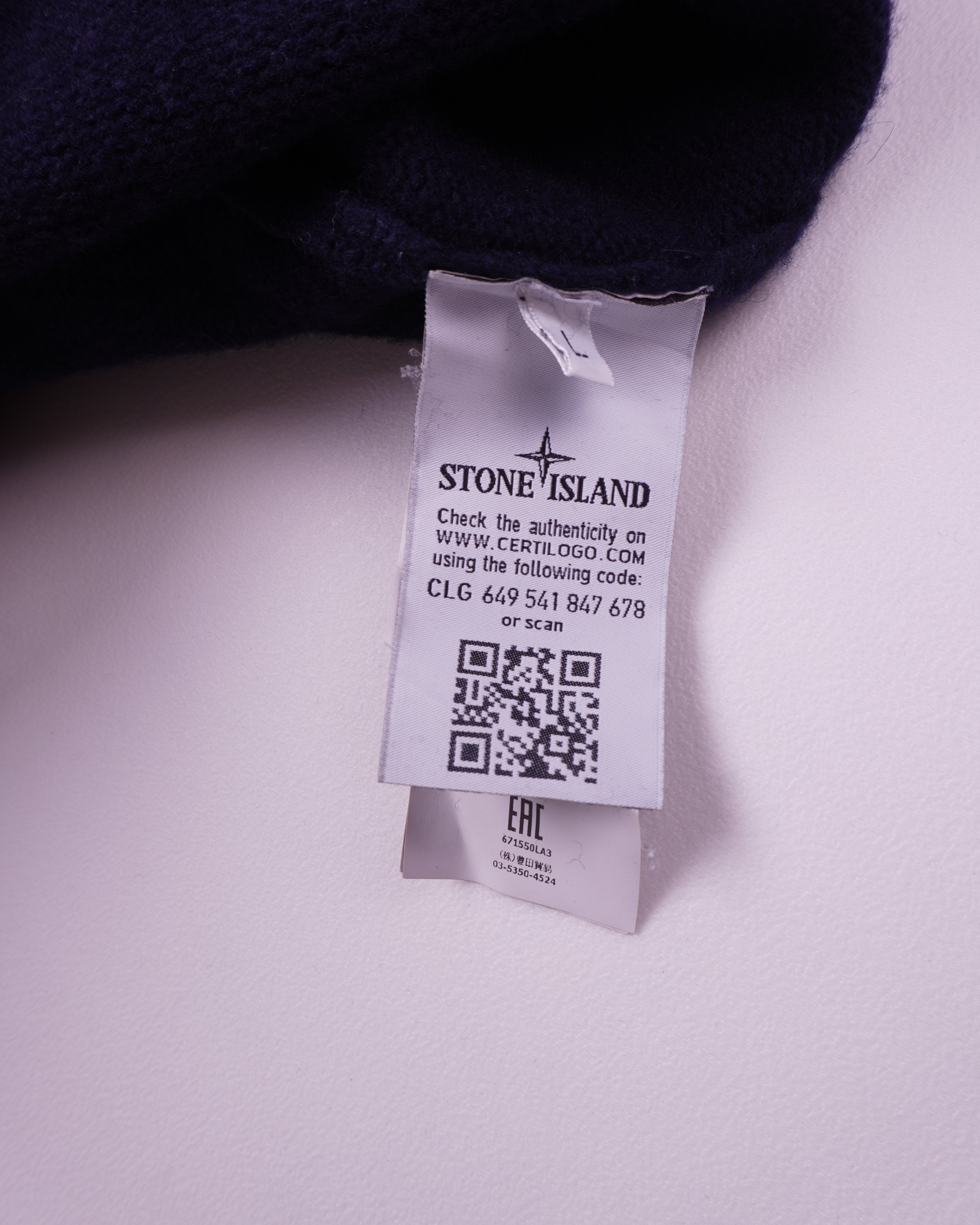Stone Island Navy Jacket - L