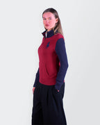 Ralph Lauren Red Quarter-zip Sweater - S