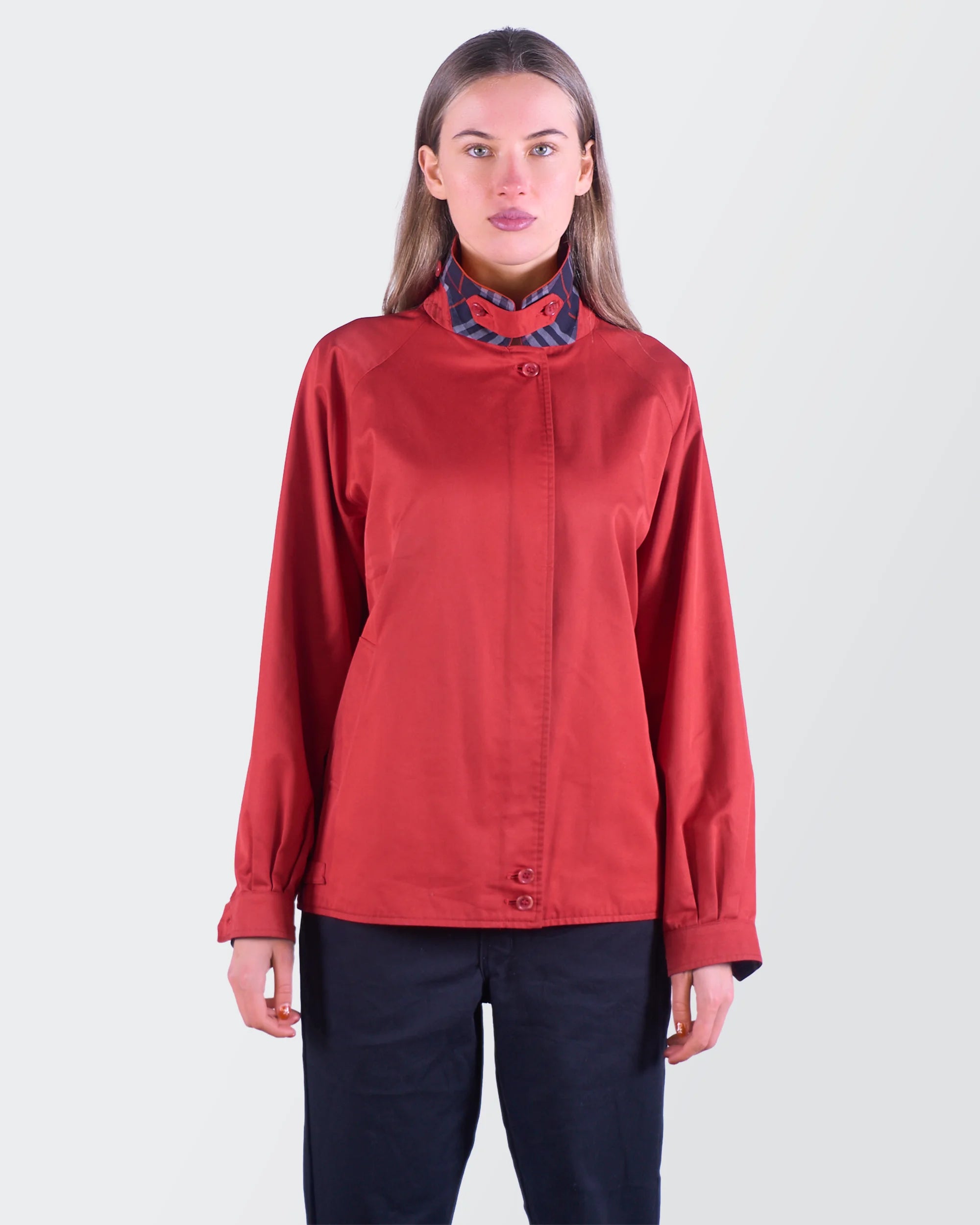 Burberry 1990's Red Jacket - S