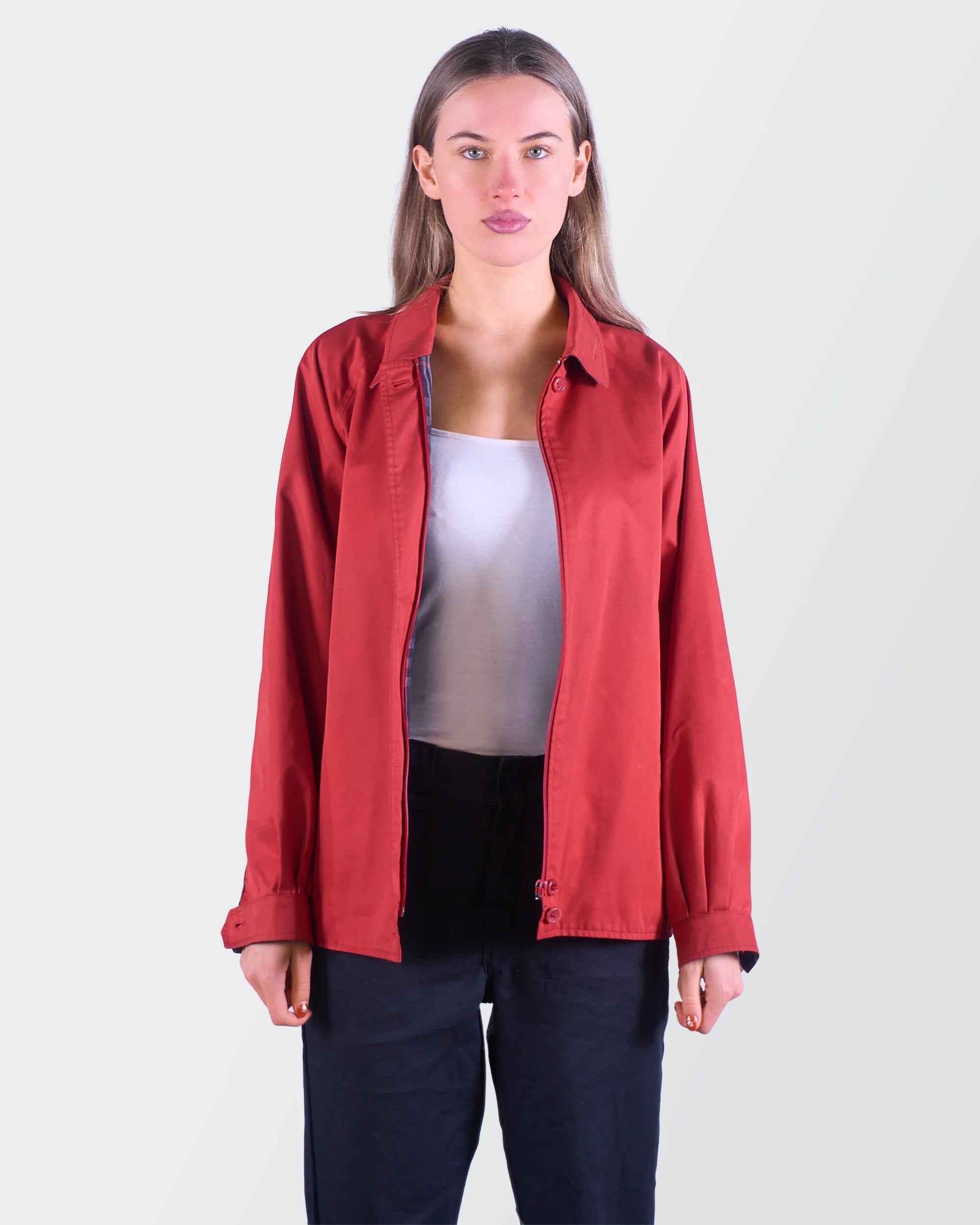 Burberry 1990's Red Jacket - S