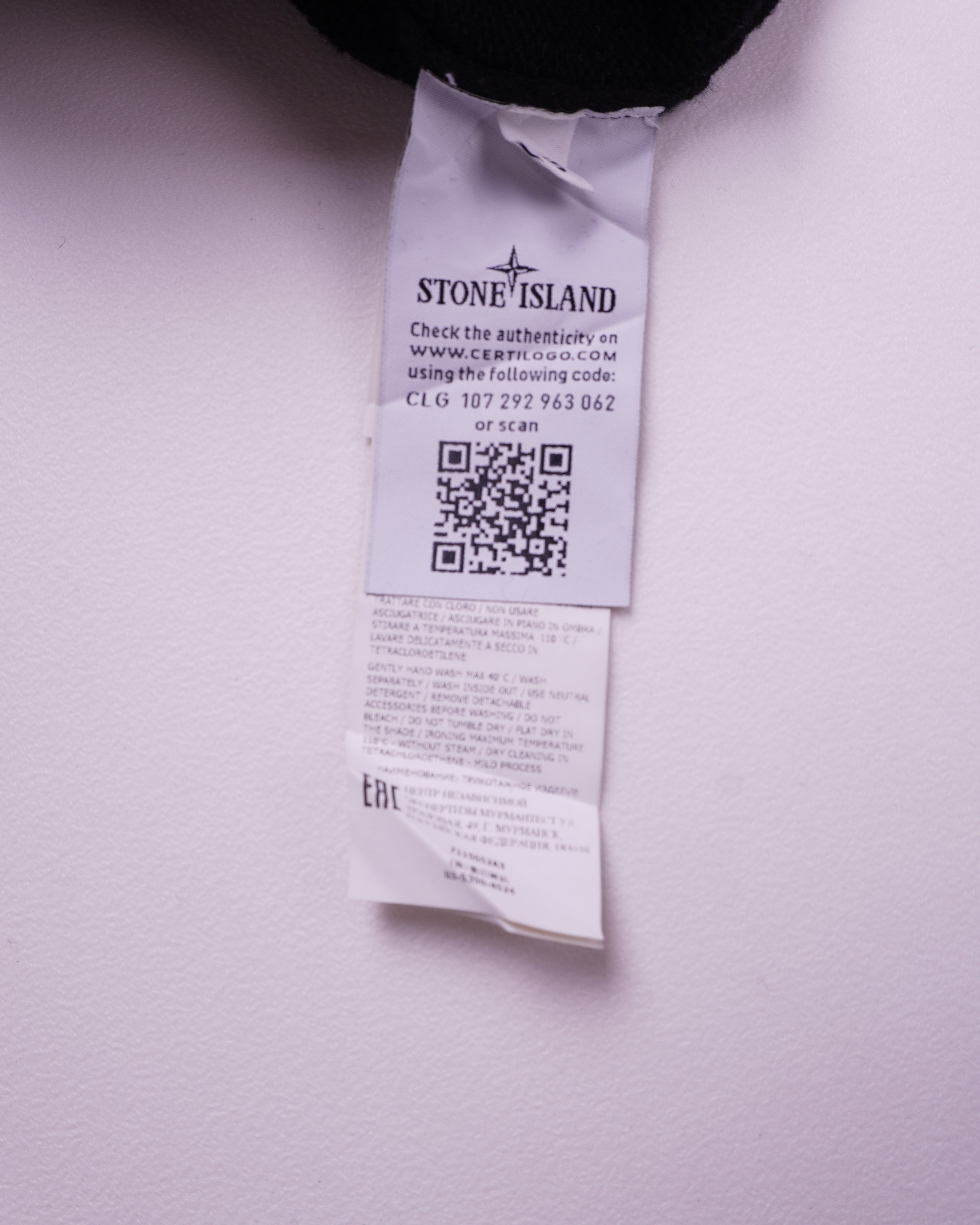 Stone Island Black Crewneck Sweater - S