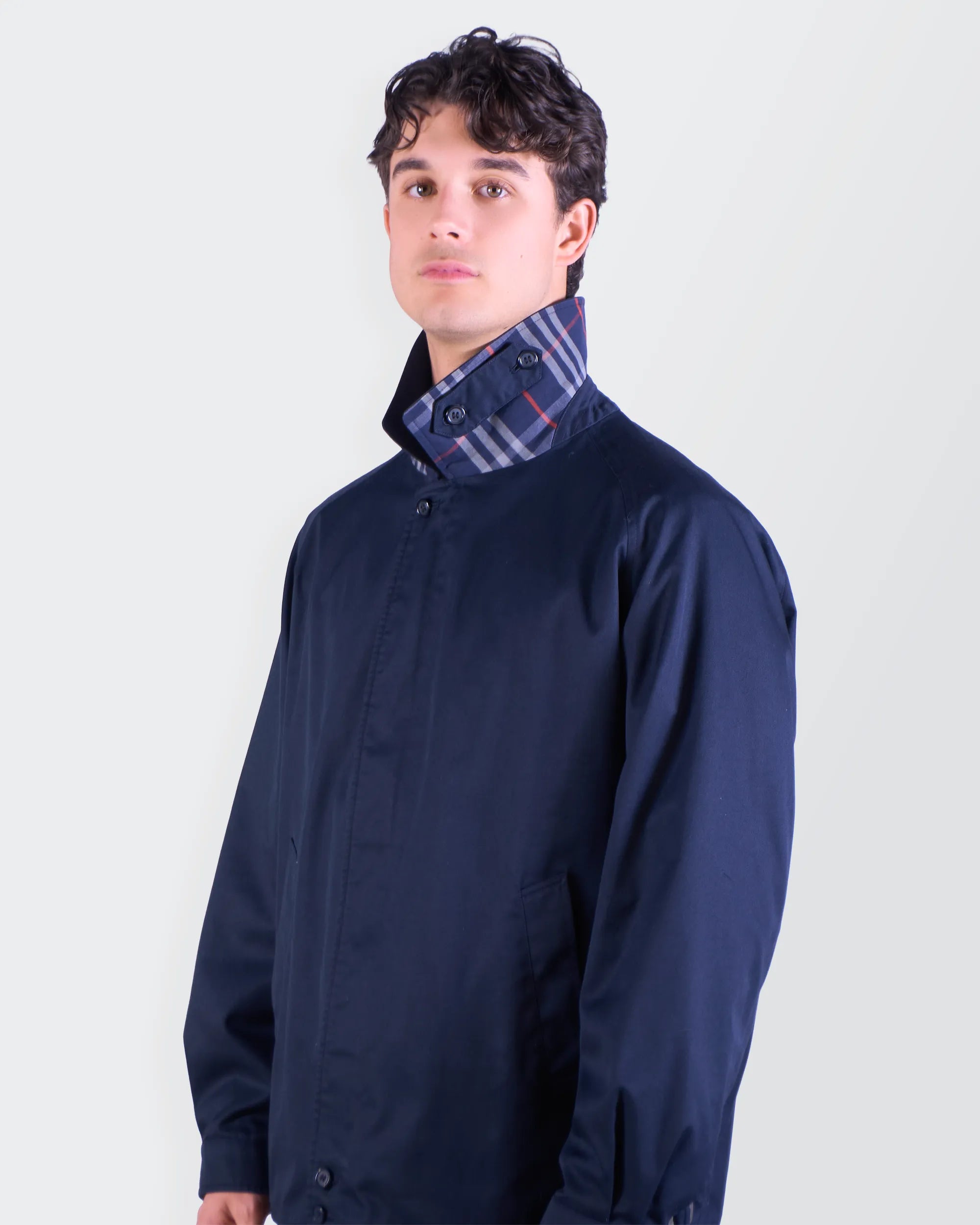 Burberry 1990's Navy Jacket - L