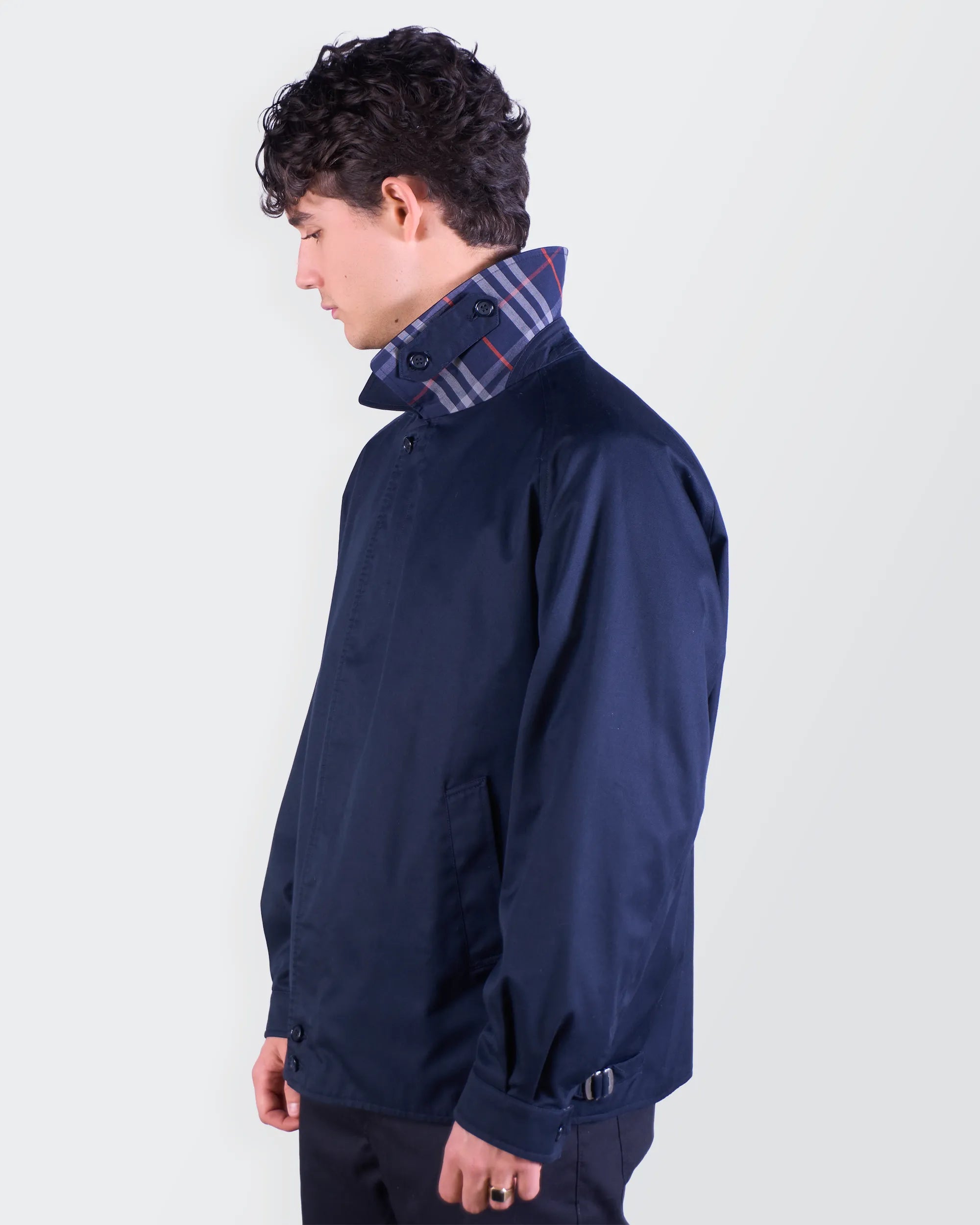 Burberry 1990's Navy Jacket - L