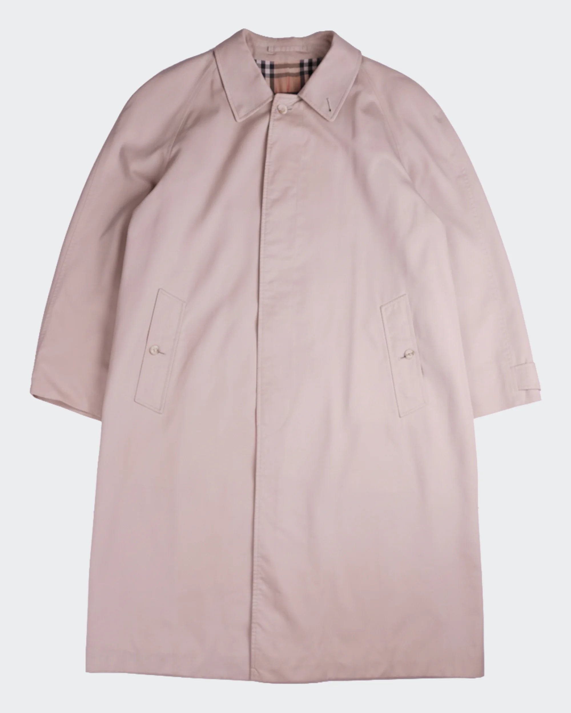 Burberry 1990's Beige  Car Coat - L