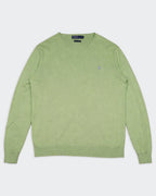 Ralph Lauren Green  V-neck Sweater - L
