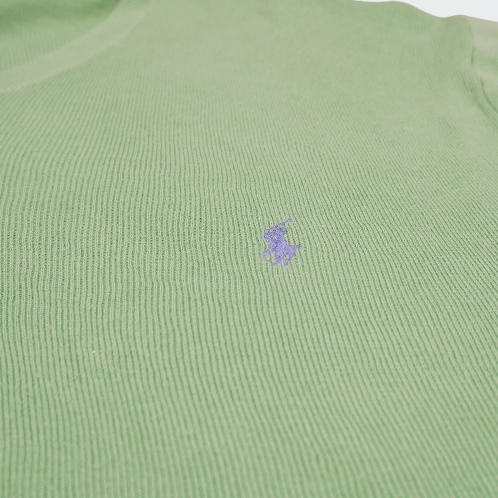 Ralph Lauren Green  V-neck Sweater - L