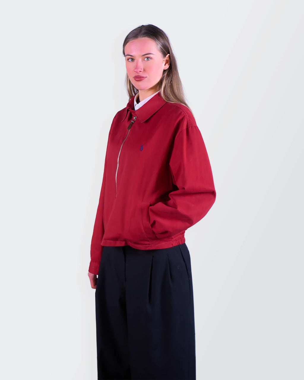 Polo Ralph Lauren Red Cotton Harrington Jacket - M