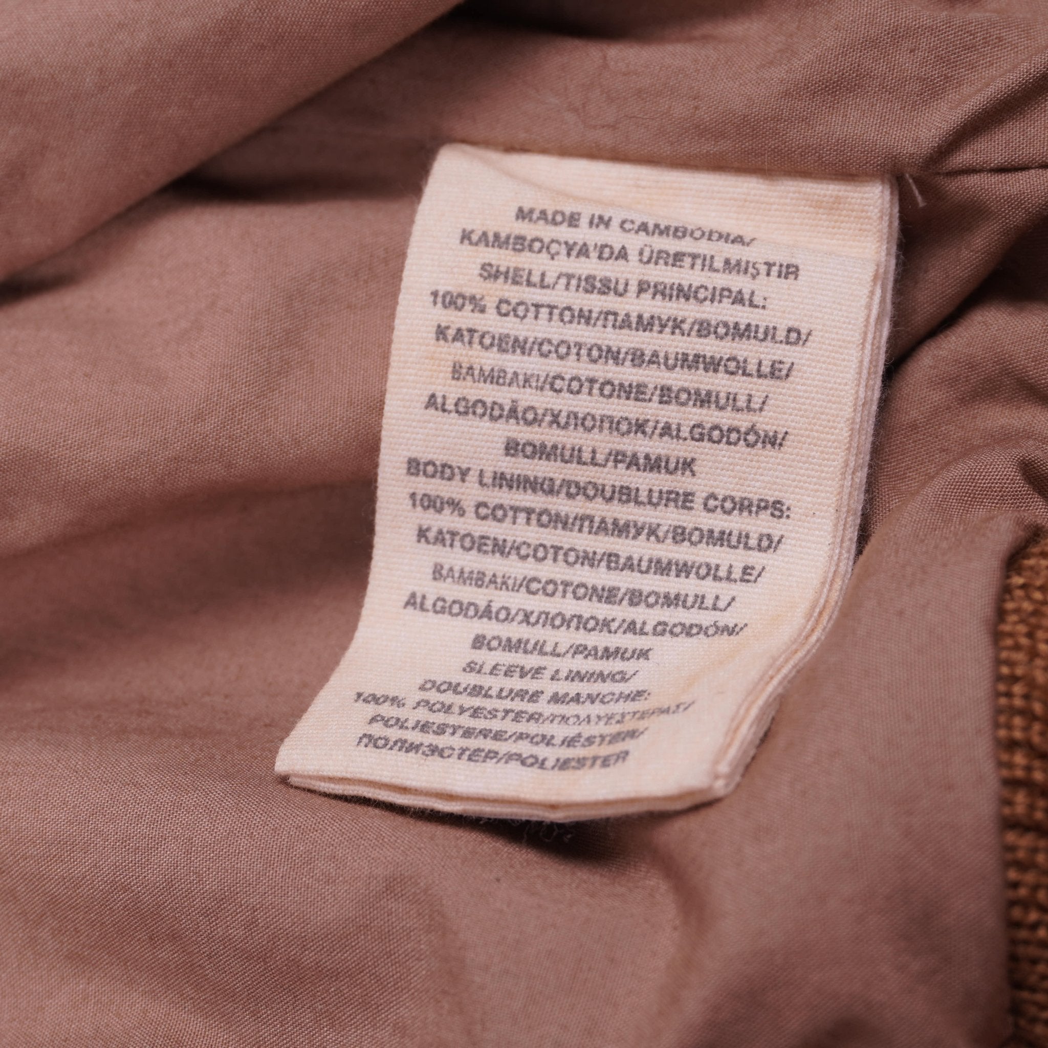 Ralph Lauren Beige Cotton Bomber Jacket - M