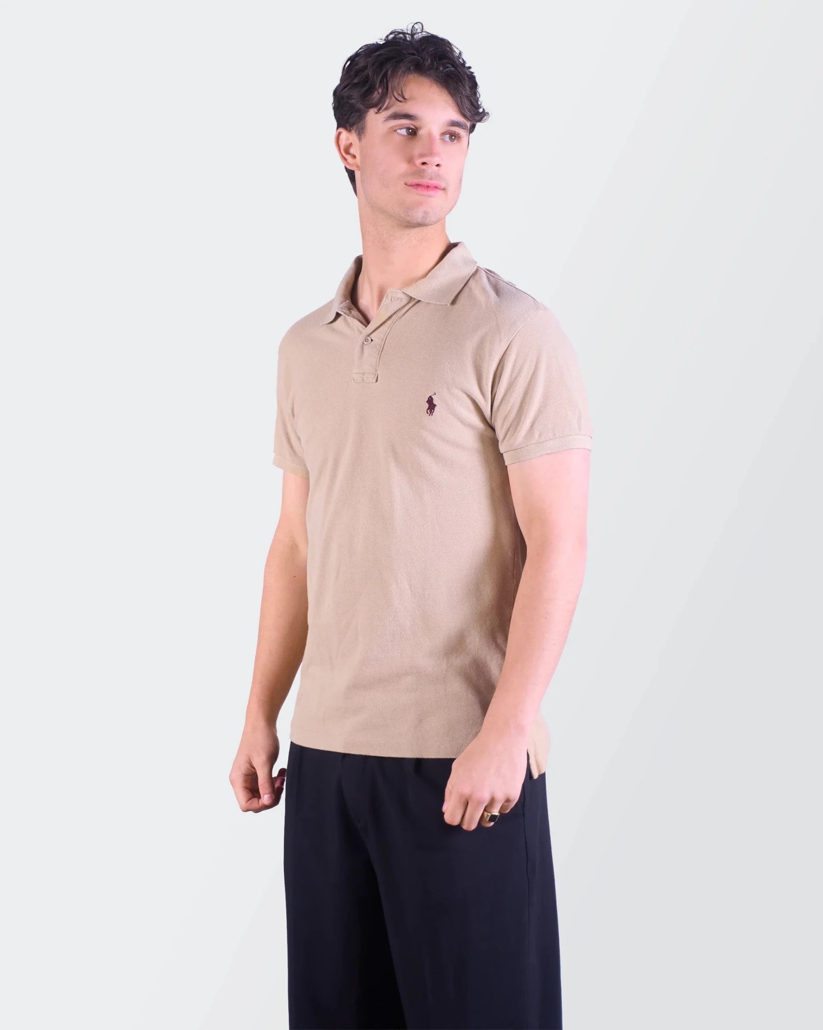 Ralph Lauren Beige Polo Shirt S