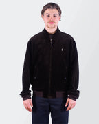 Ralph Lauren Black Corduroy Bomber Jacket - M