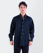 Ralph Lauren Black Cotton Button - Down Shirt - L