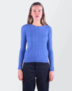 Ralph Lauren Blue Cable Knit - S