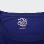 Ralph Lauren Blue Cotton Pocket T-Shirt - L