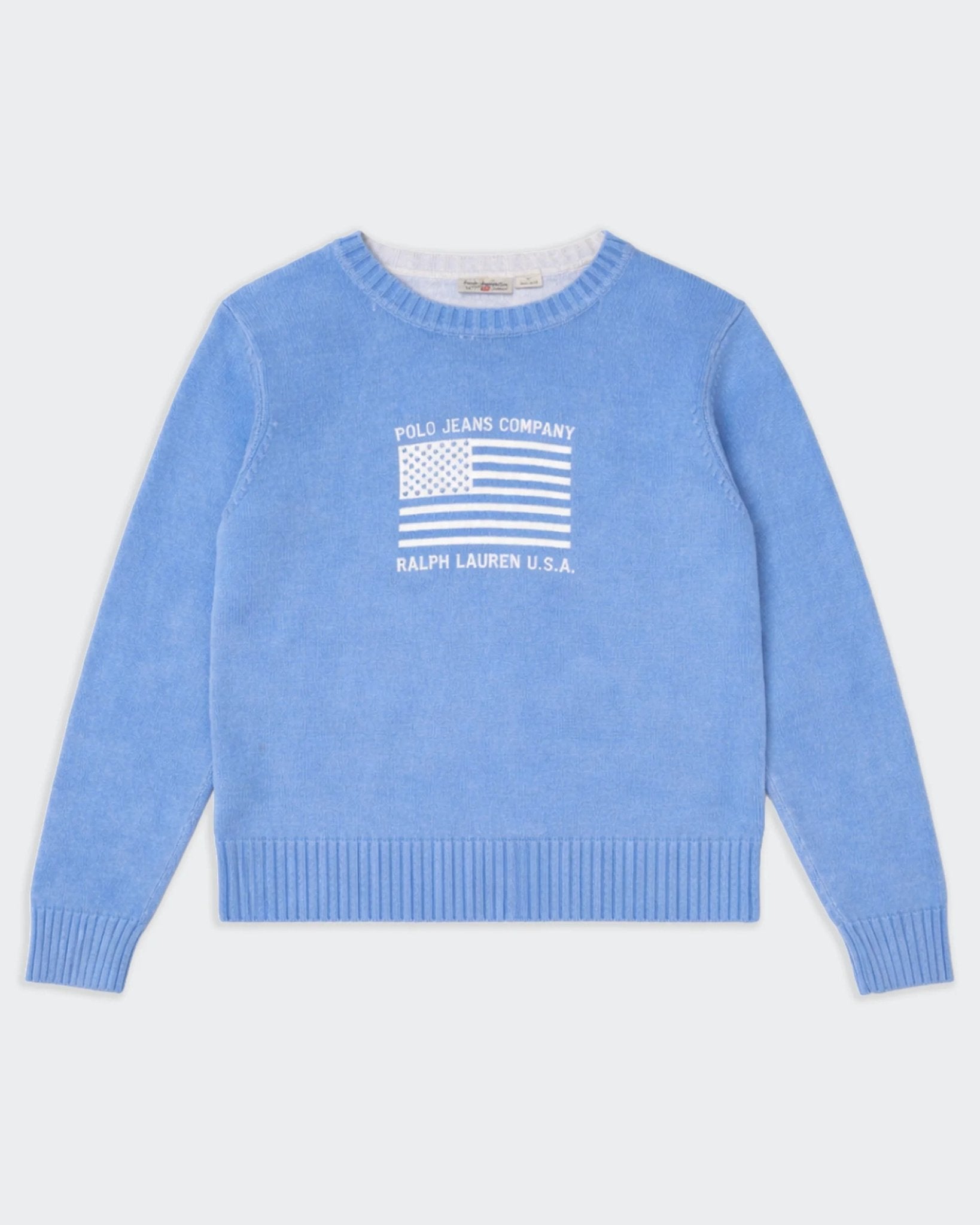 Ralph Lauren Blue Crewneck Jumper - XL