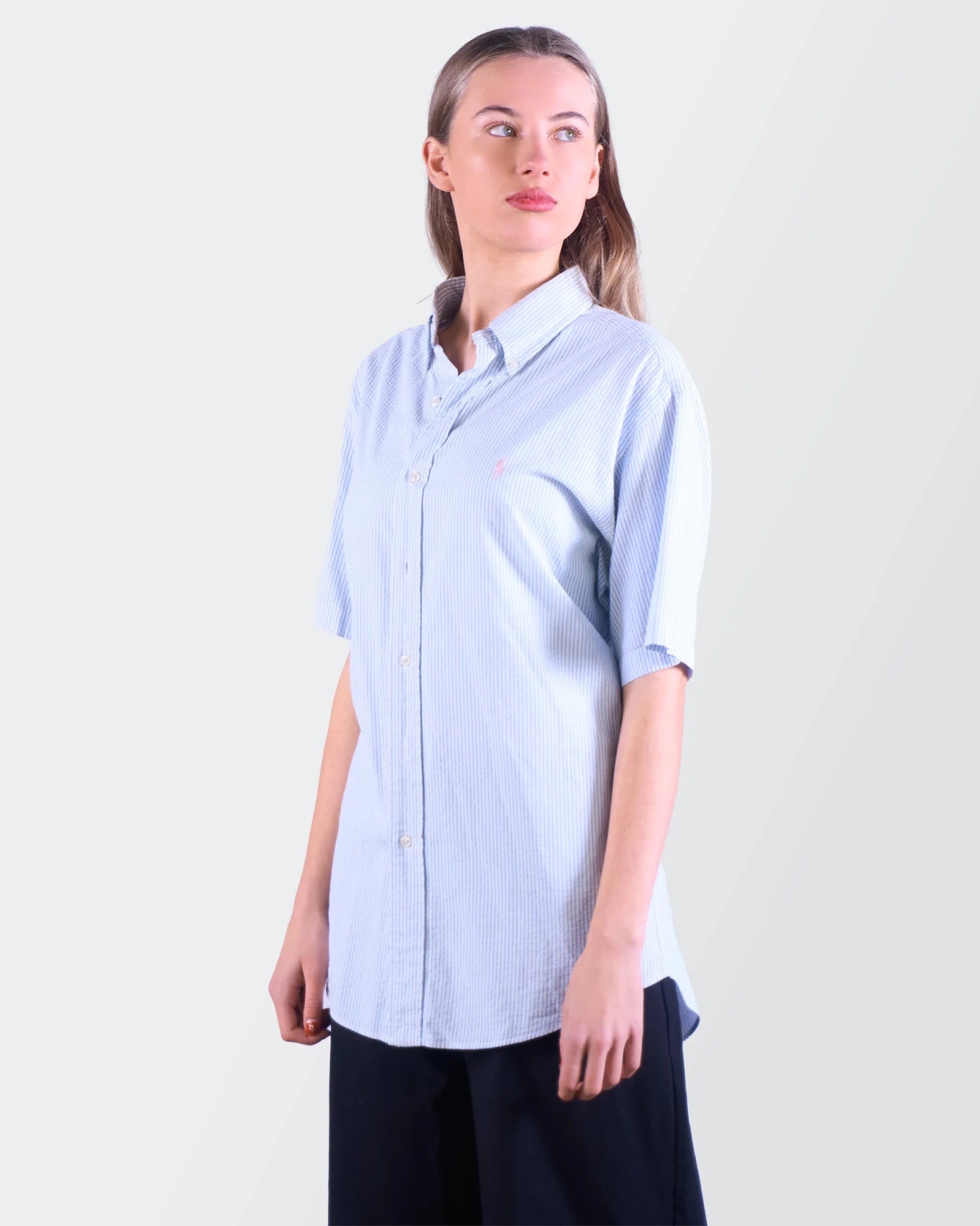 Ralph Lauren Blue Short - sleeve Shirt M