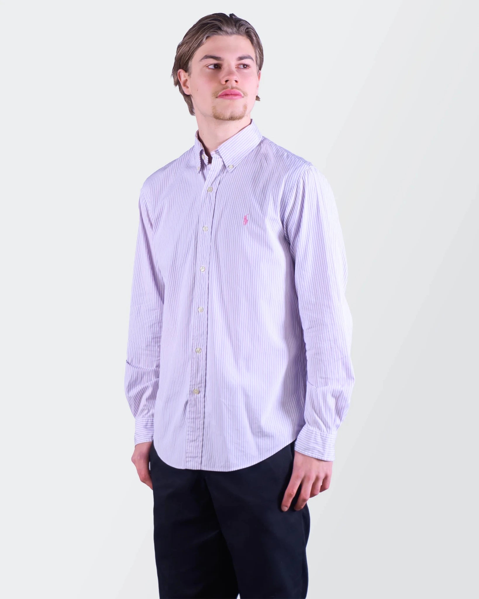 Ralph Lauren Blue striped Button - Up Shirt - M