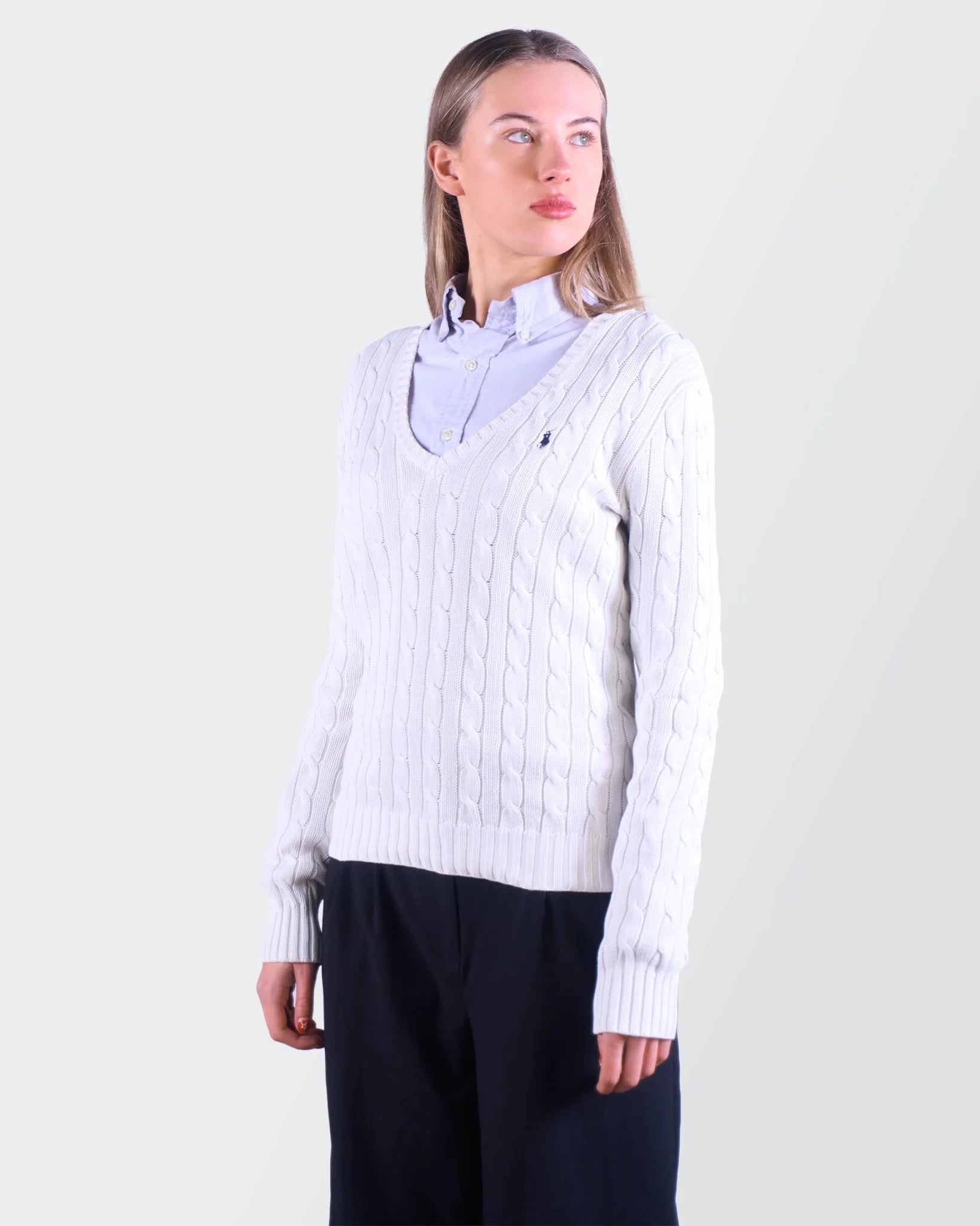 Ralph Lauren Cable Knit Sweater - M