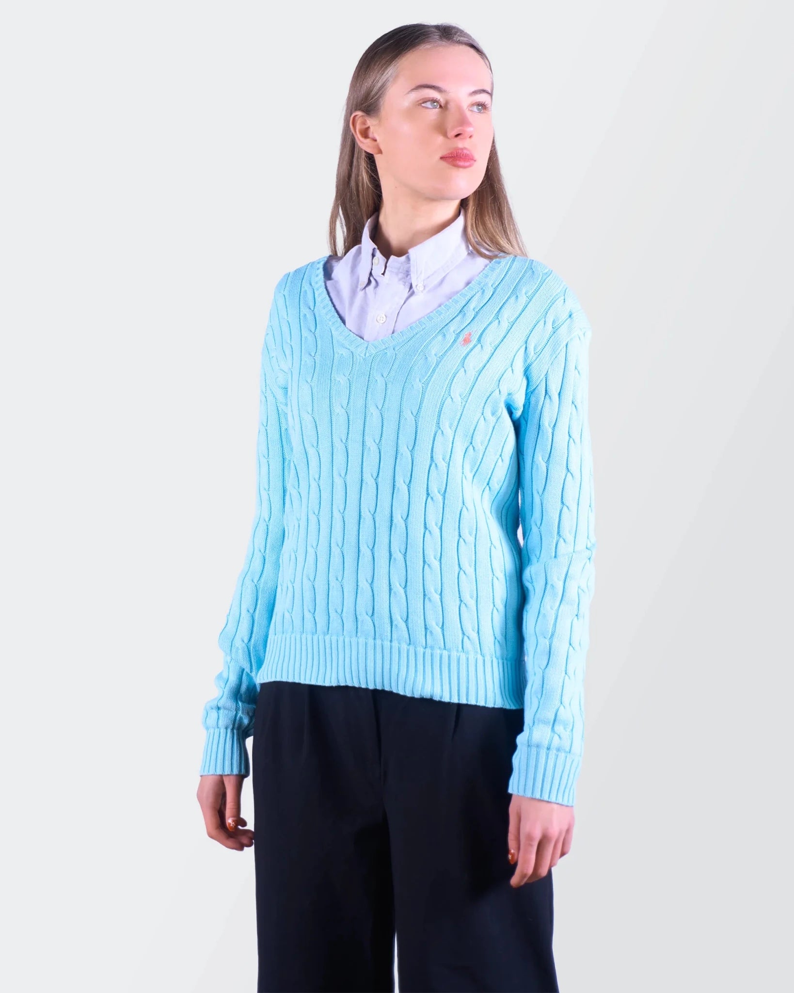 Ralph Lauren Cable Knit Sweater - S