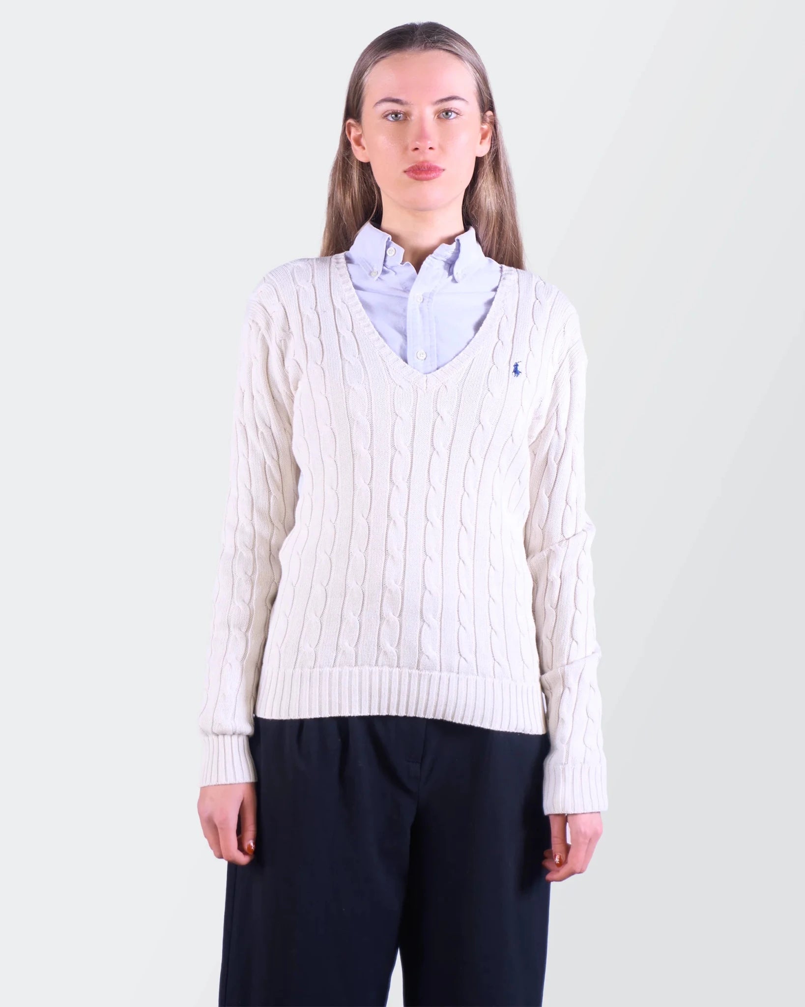 Ralph Lauren Cable Knit Sweater - S