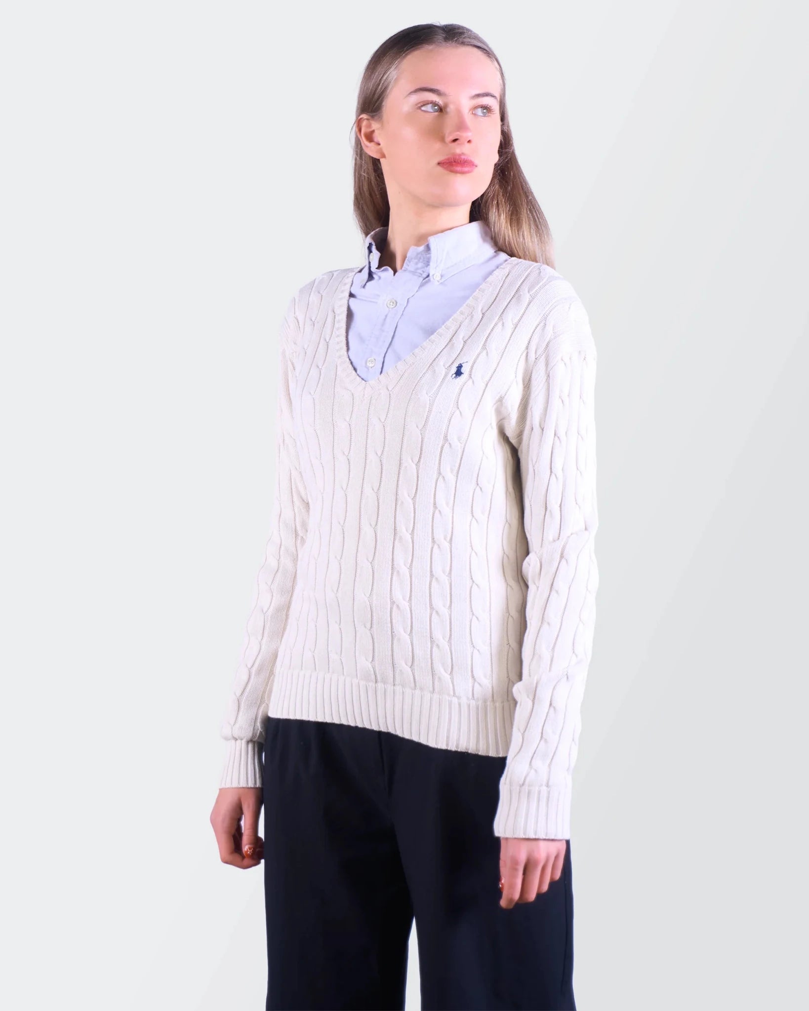 Ralph Lauren Cable Knit Sweater - S