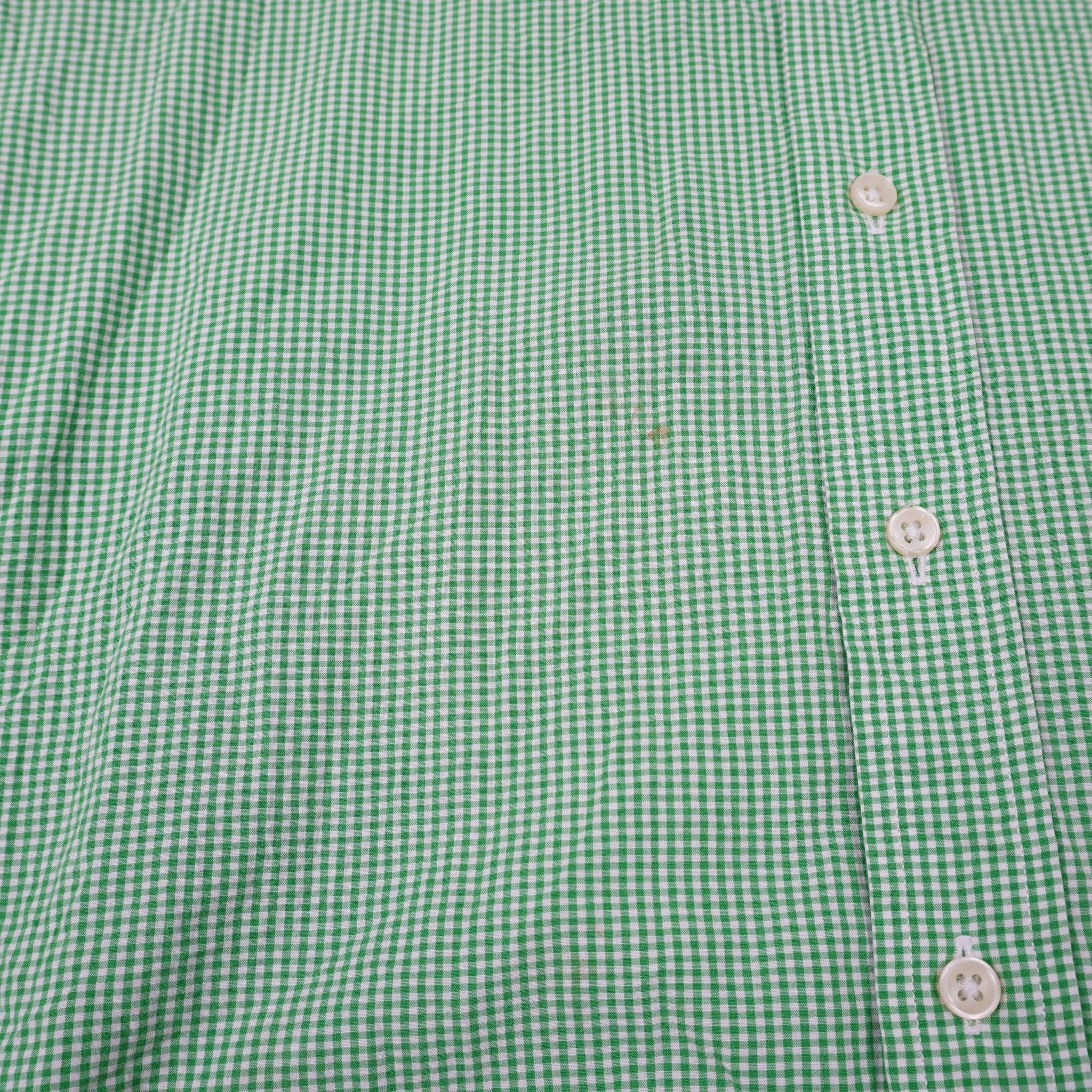 Ralph Lauren Green Cotton Button - Down Shirt - M