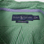 Ralph Lauren Green Cotton Button - Down Shirt - M