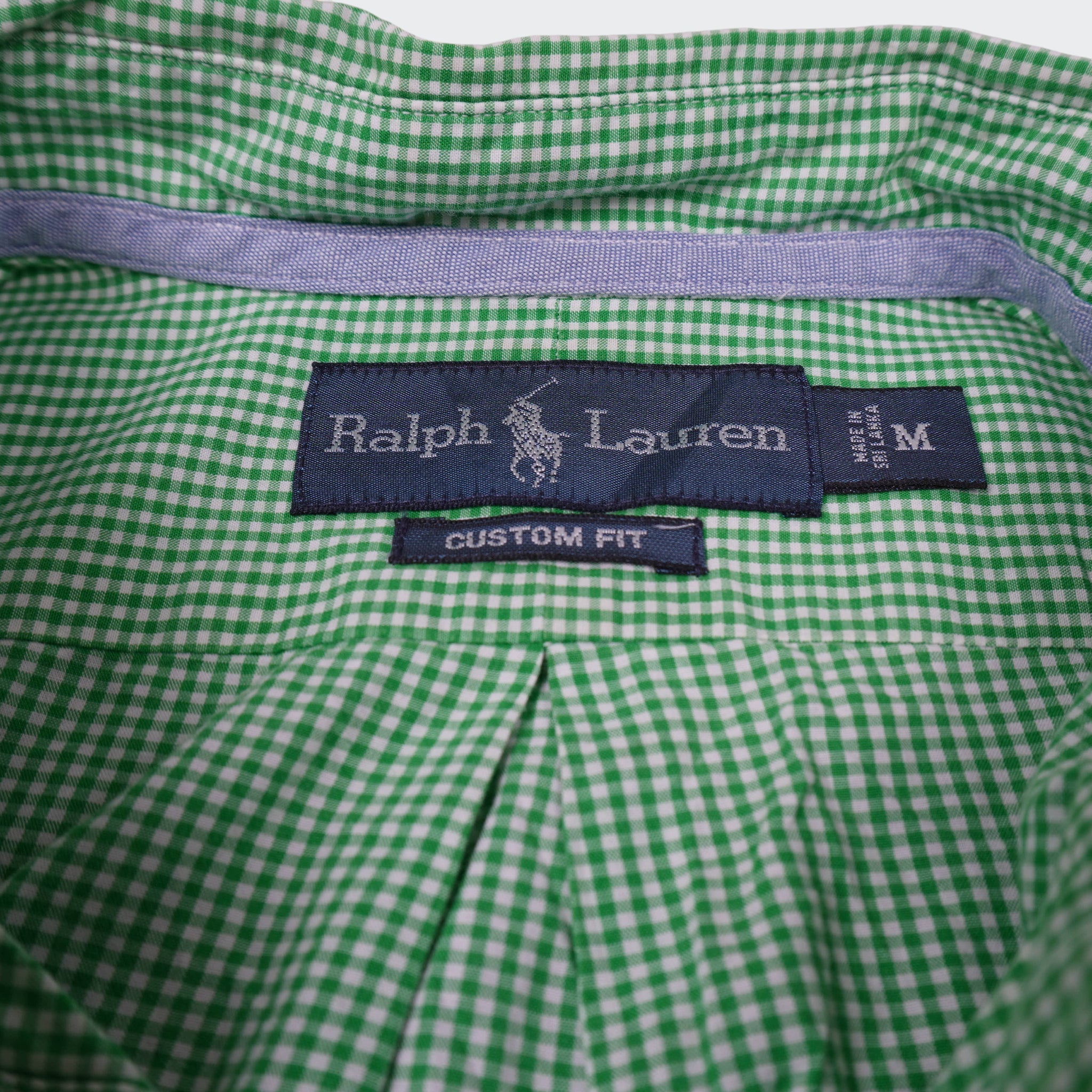 Ralph Lauren Green Cotton Button - Down Shirt - M