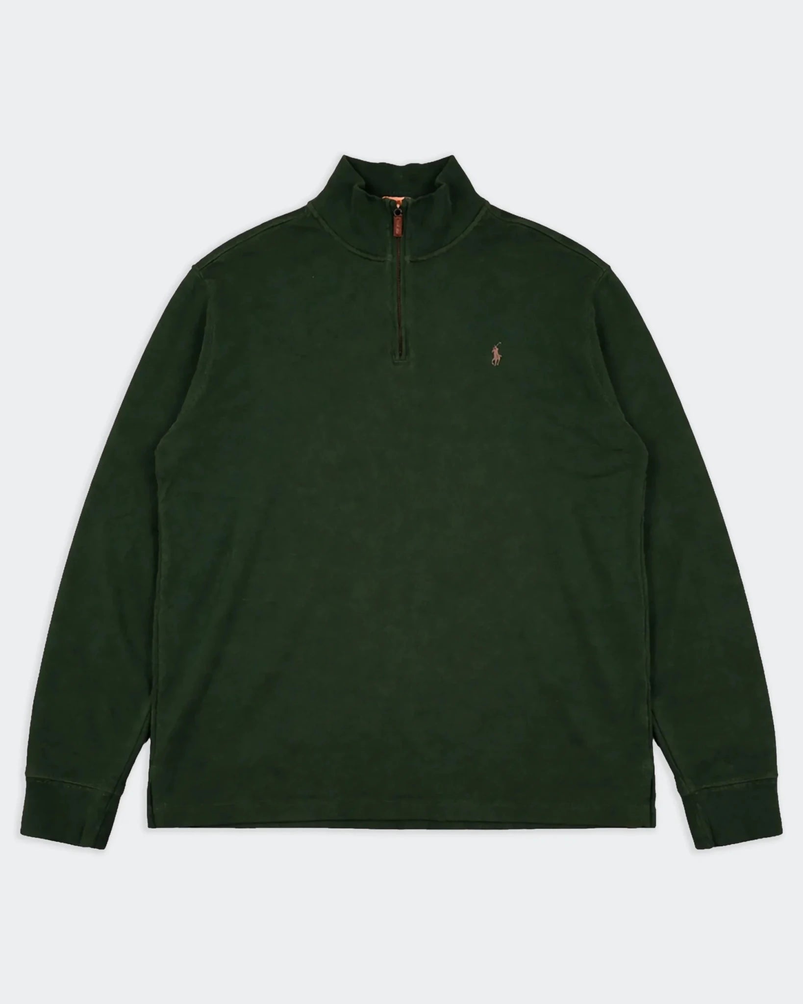 Ralph Lauren Green Half - zip Sweater - XXL