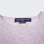 Ralph Lauren Grey Cotton Crewneck Sweater - XL