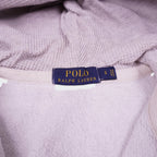 Ralph Lauren Grey Cotton Full - Zip Hoodie - S