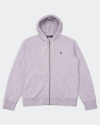 Ralph Lauren Grey Cotton Full - Zip Hoodie - S