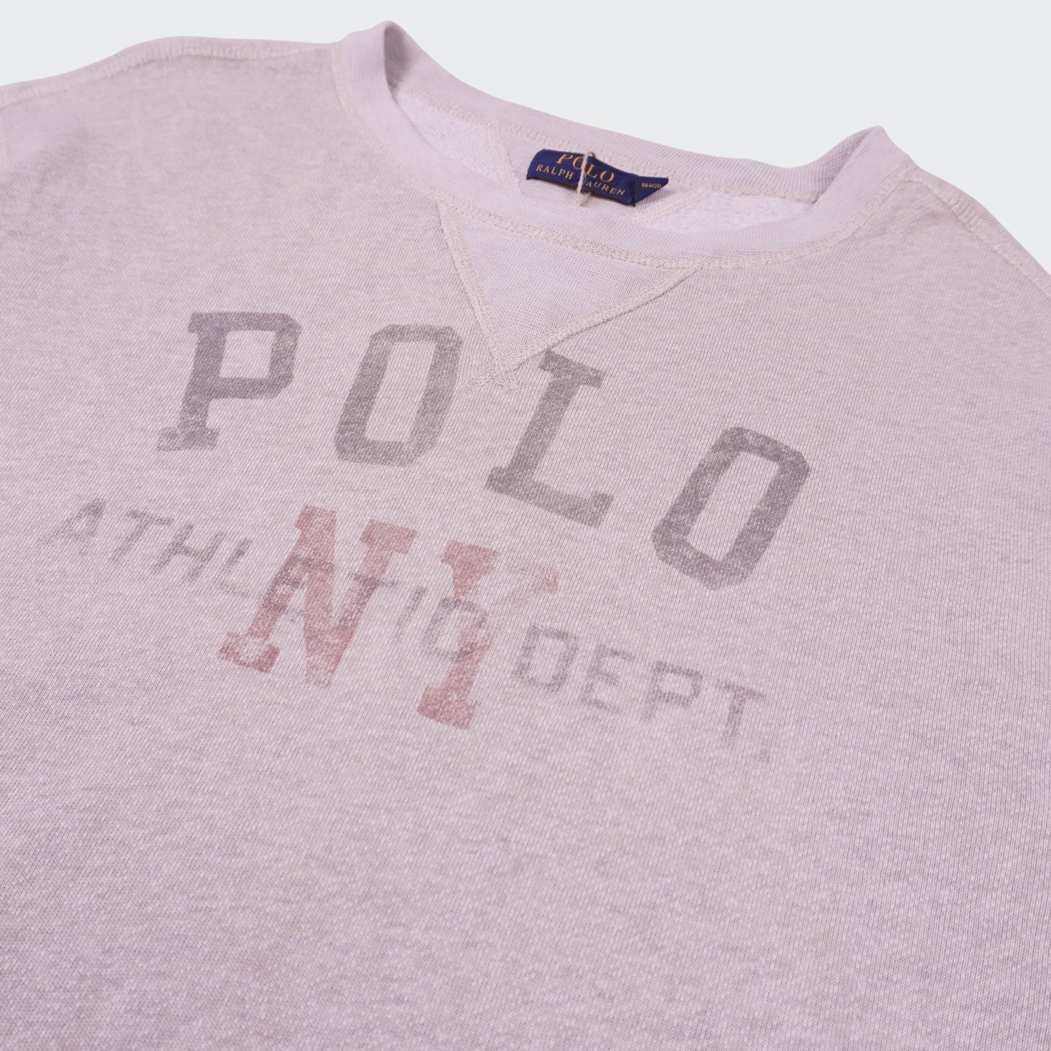 Ralph Lauren Grey Crewneck Sweater - XL