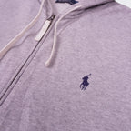 Ralph Lauren Grey Full - Zip Hoodie - L