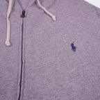Ralph Lauren Grey Full - Zip Hoodie - XL