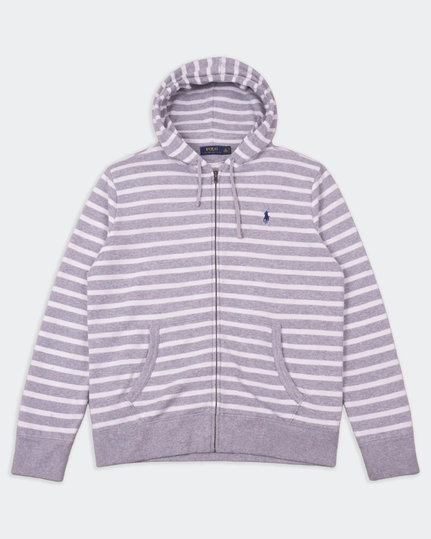 Ralph Lauren Grey Full - Zip Hoodie - XXL