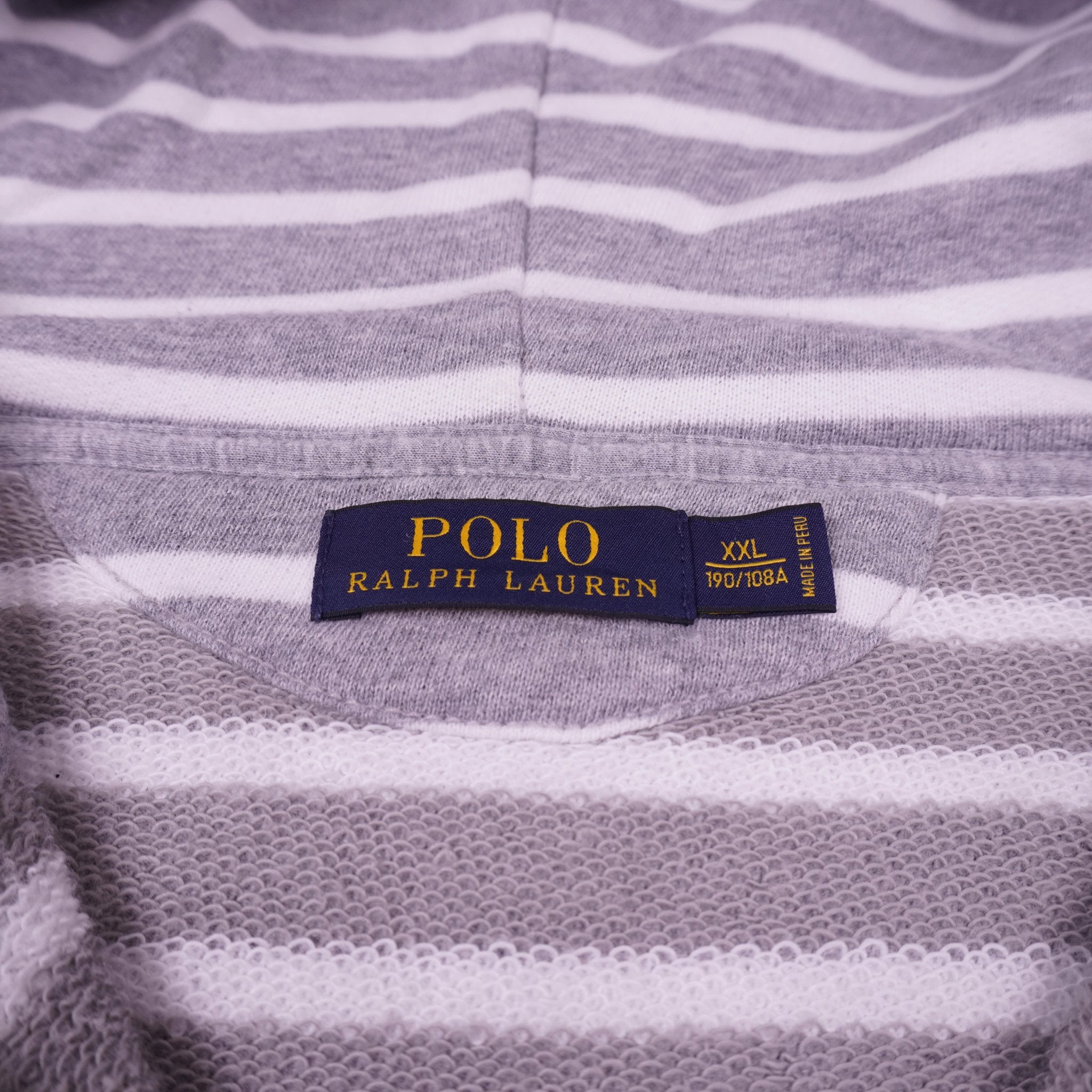 Ralph Lauren Grey Full - Zip Hoodie - XXL