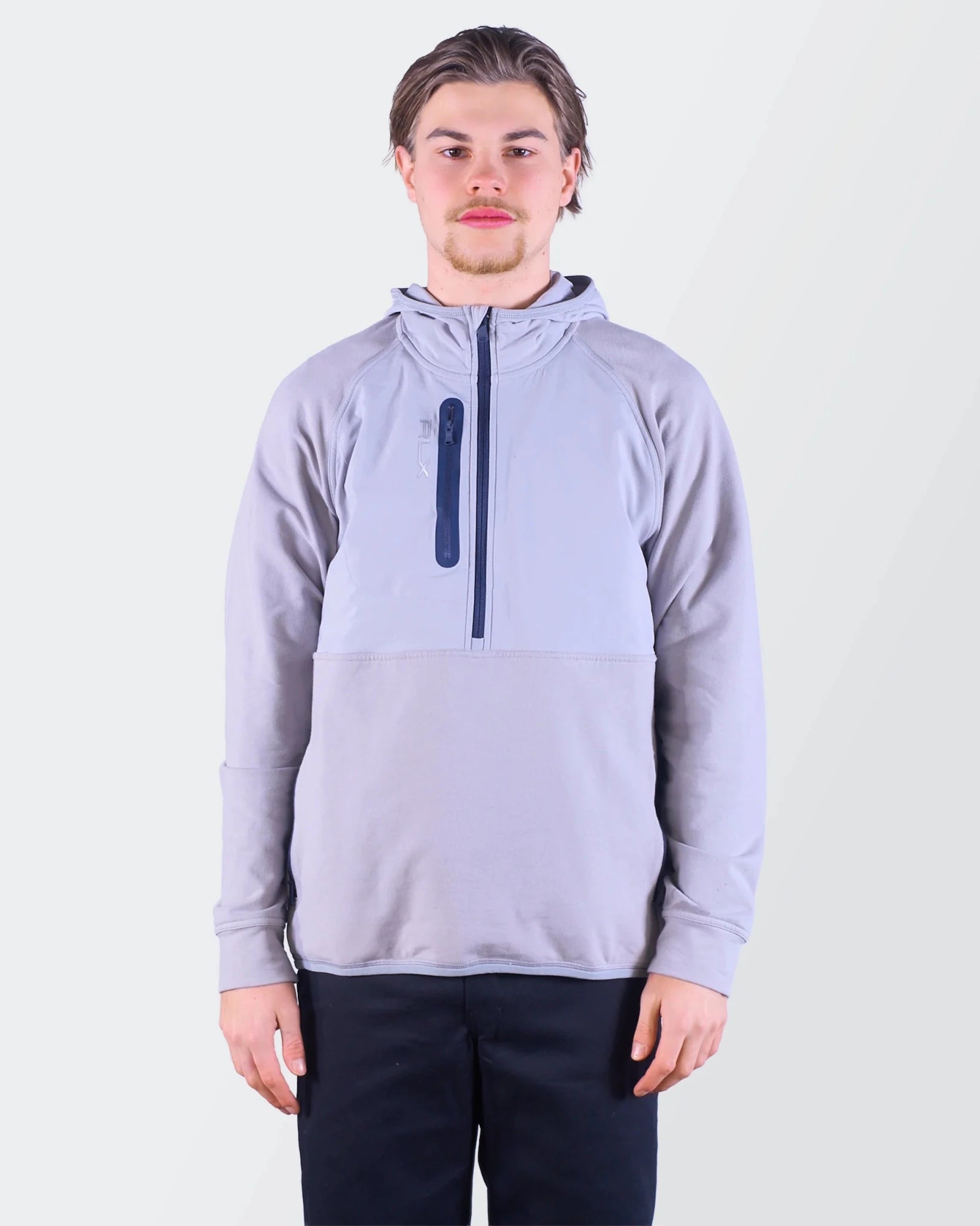 Ralph Lauren Grey Quarter - zip Sweater - M