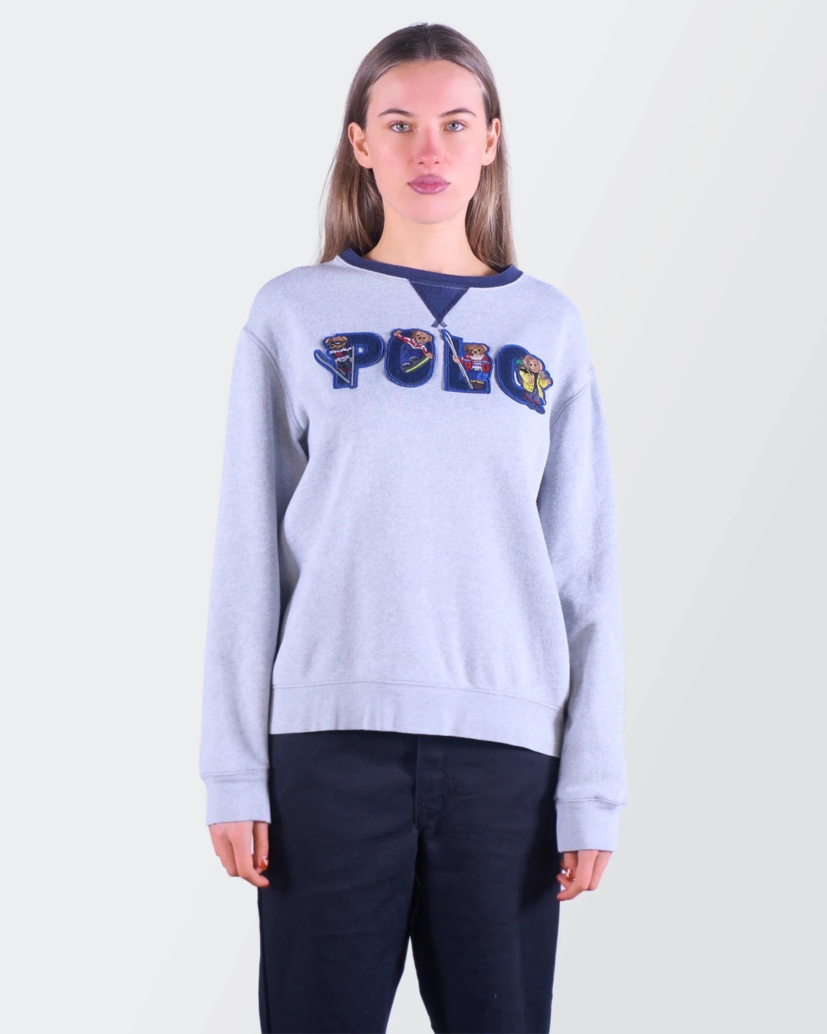 Ralph Lauren Grey Sweater S Cotton