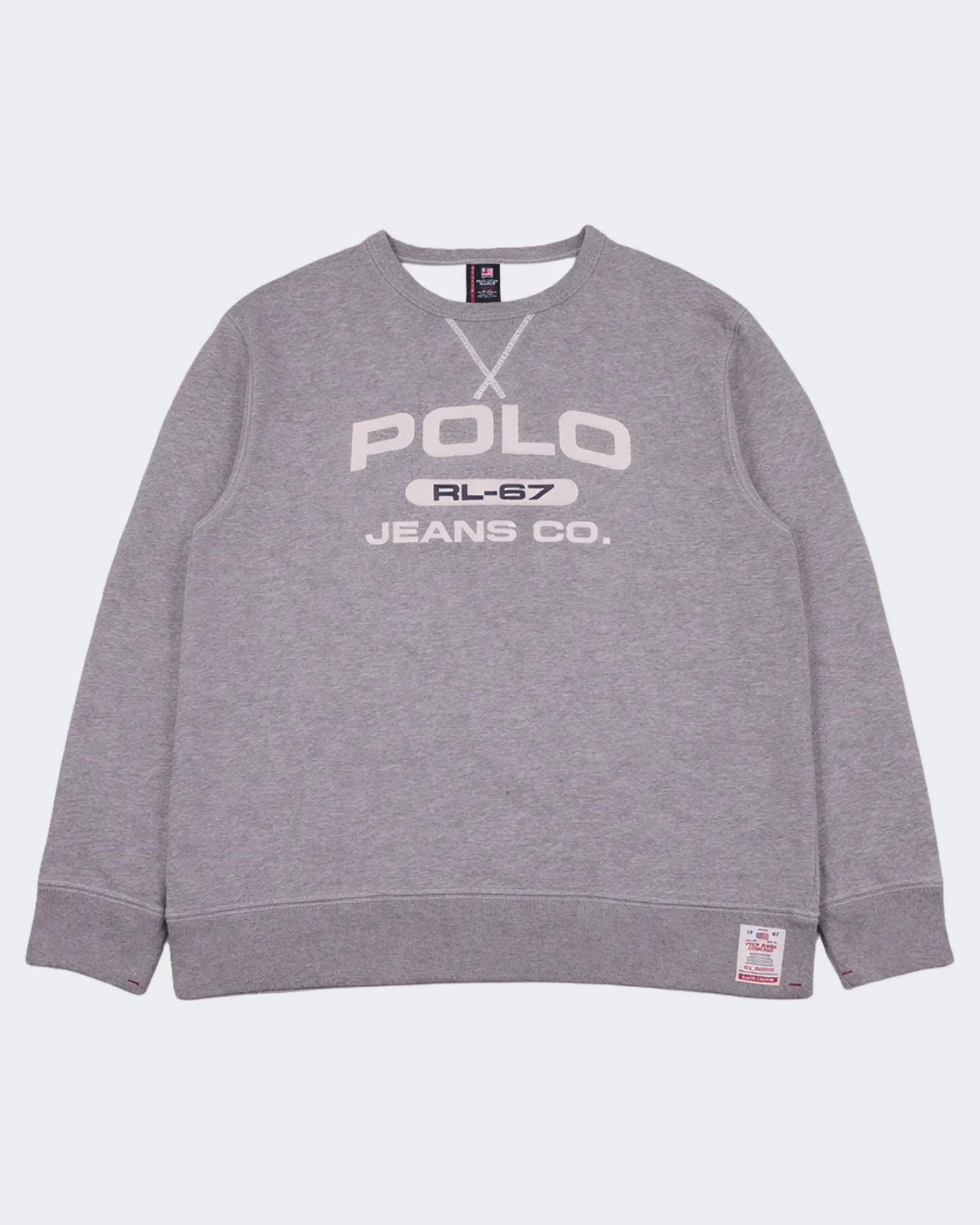 Ralph Lauren Grey Sweater XL Cotton