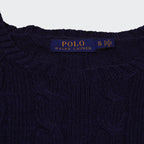 Ralph Lauren Navy Cable - Knit jumper - XL