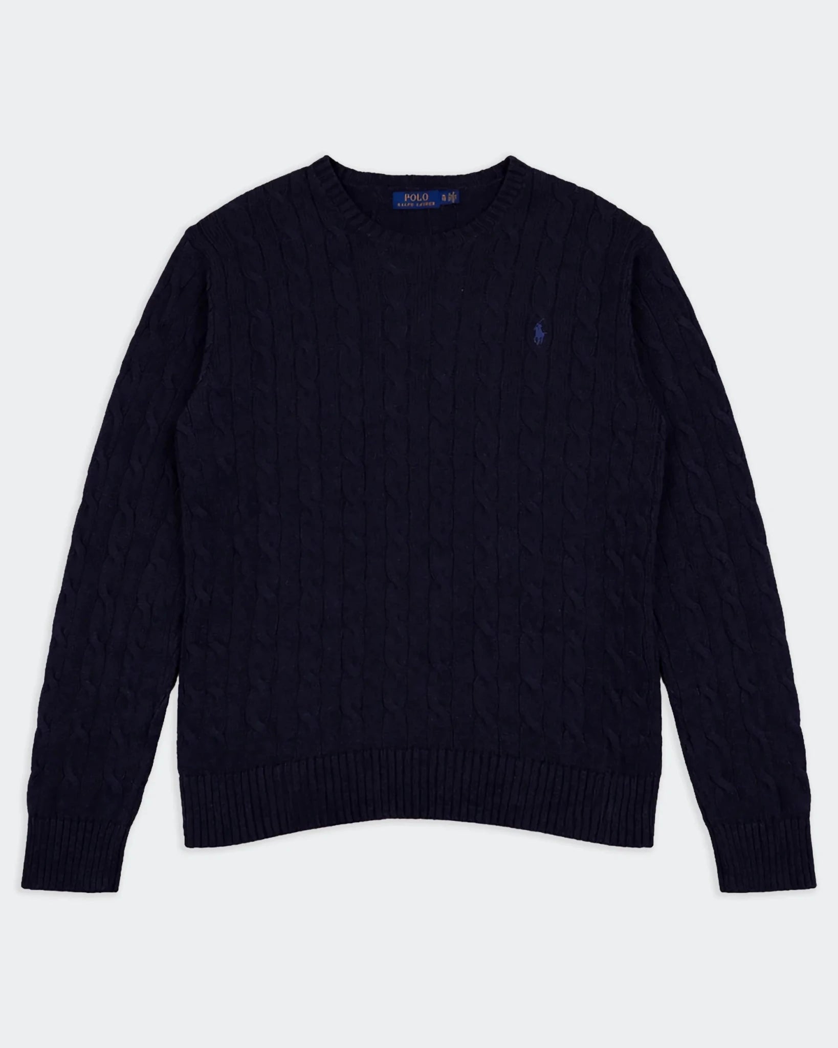 Ralph Lauren Navy Cable - Knit jumper - XL