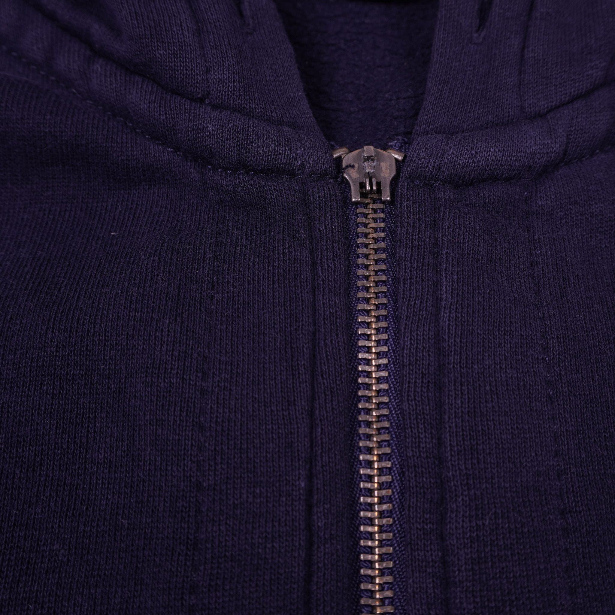 Ralph Lauren Navy Cotton Full - Zip Hoodie - XXL