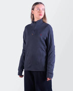 Ralph Lauren Navy Cotton Quarter - zip Sweater - L