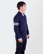 Ralph Lauren Navy Cotton Quarter - zip Sweater - S
