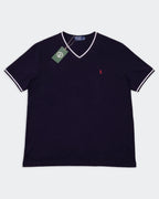 Ralph Lauren Navy Cotton T-Shirt - XL