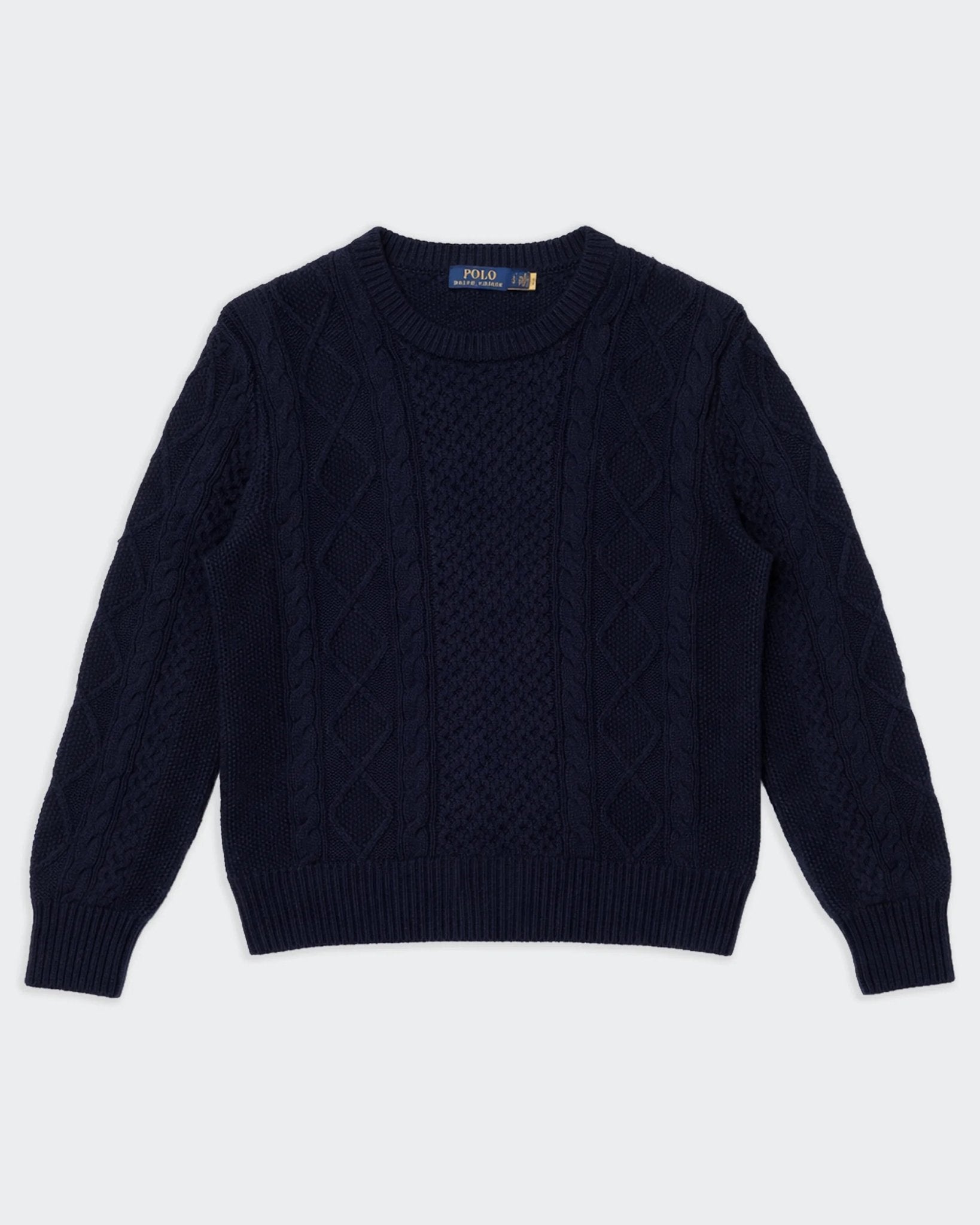 Ralph Lauren Navy Crewneck Jumper - XL