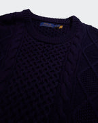 Ralph Lauren Navy Crewneck Jumper - XL