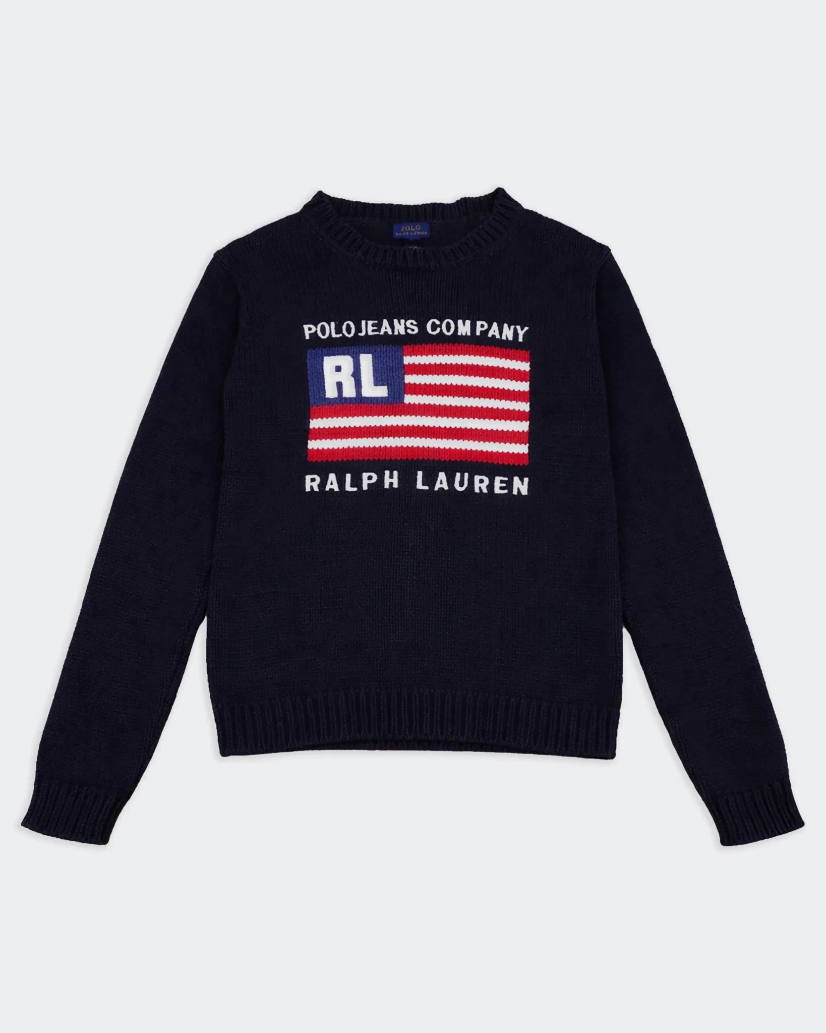 Ralph Lauren Navy Crewneck Sweater - XL